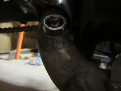 Hornet TIG welded Lambda Sensor Boss 