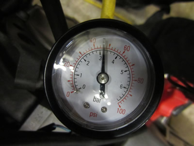 1998 Hornet Injection Project - Oil Pressure Cold