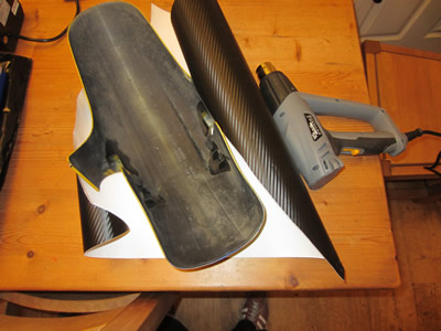 1998 Hornet Injection Project - Vinyl Wrap Mudguard