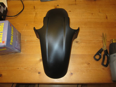 1998 Hornet Injection Project - Vinyl Wrap Mudguard