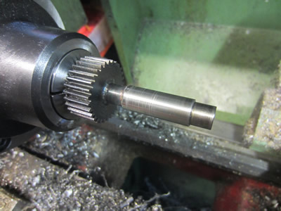 Grappling Gun - Spool Drive Shaft Modified