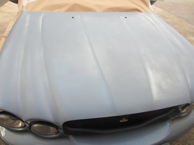 Jaguar X-type Sand Paint Prep