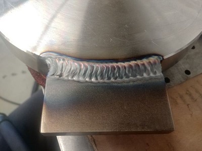 TIG welding 316L stainless