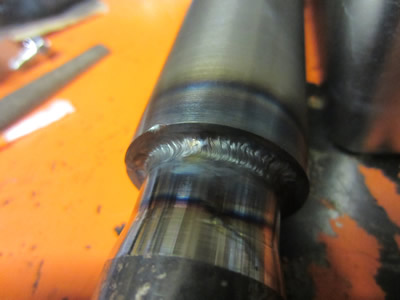 MT4.5 Adapter - TIG welded drawbar to adapter