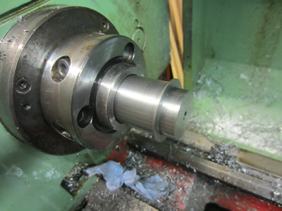 MT4.5 Adapter - Placed in Lathe Nose to check taper