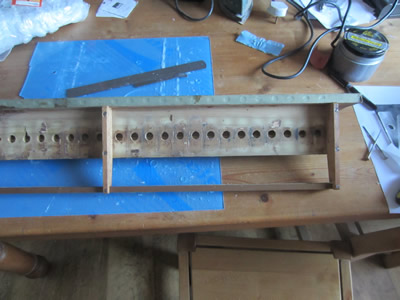 Steinhardt Player Piano - key bellows wind chest prep