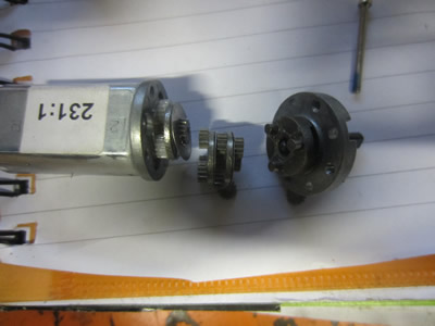 Planetary gearbox internals