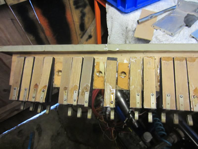 Steinhardt Player Piano - key bellow removal