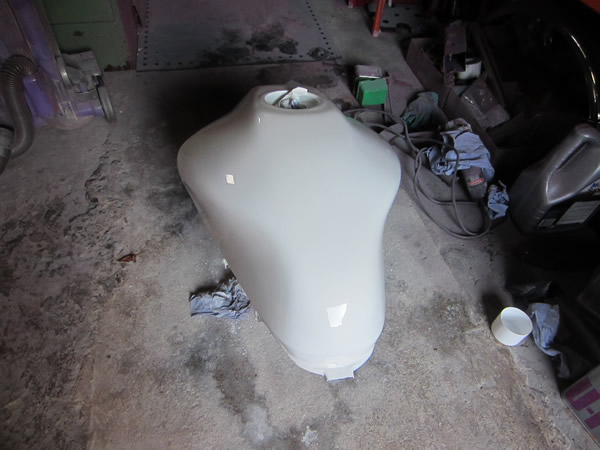 Honda Hornet Respray -  Undercoat