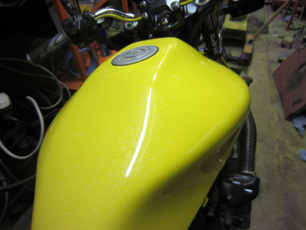 Honda Hornet Respray - Metallic Yellow