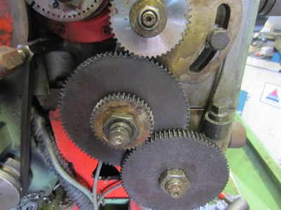 Harrison M250 Feed Change Gears