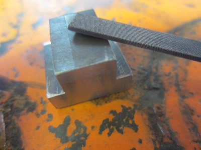 12mm T-slots - file clean edges after final mill