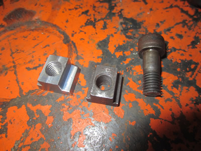 12mm T-slots - machined on left, cast on right
