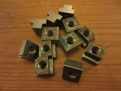 12mm T-slots - 12 machined for less than price of cast
