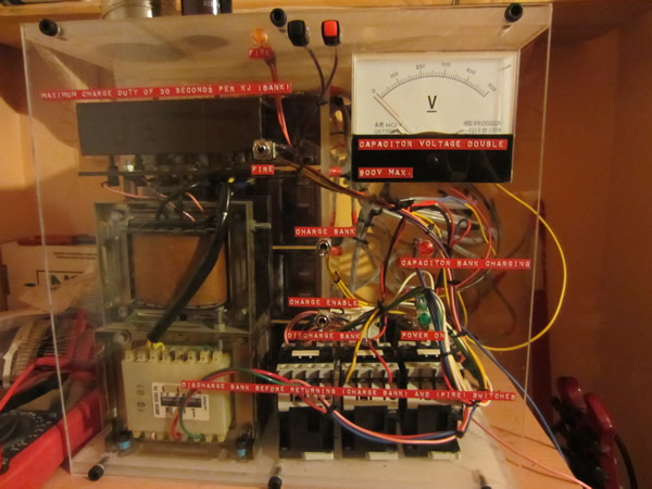 8kJ 900V Capacitor Bank Control Panel