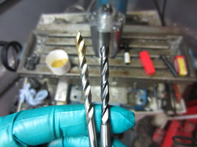 High Pressure Chamber -  Using 5mm HSS over carbide drill bit