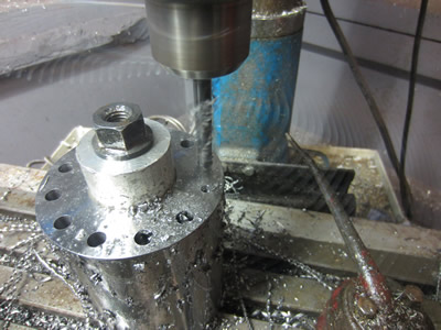 High Pressure Chamber -  Drilling 8.4mm holes on 80mm PCD - EN8